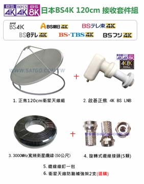 120cm 4K BS套件組 