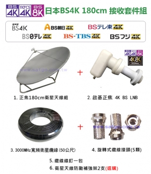 180cm 4K BS套件組