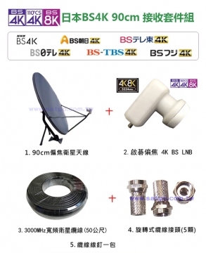 90cm 4K BS套件組 