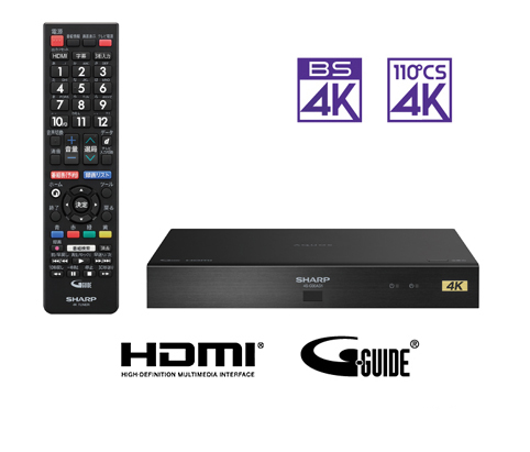 SHARP 4S-C00AS1 BS/CS 4K機